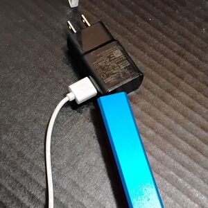 Black and Blue USB Power Bank